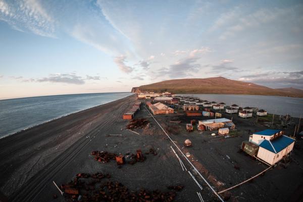 Uelen, Russia, easternmost settlement of Eurasia.