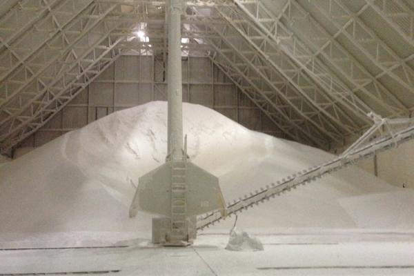 Inside the Sugar Terminal in the port of Hamburg, Germany.