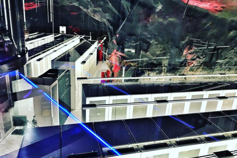 Pionen Data Center in Stockholm, Sweden.