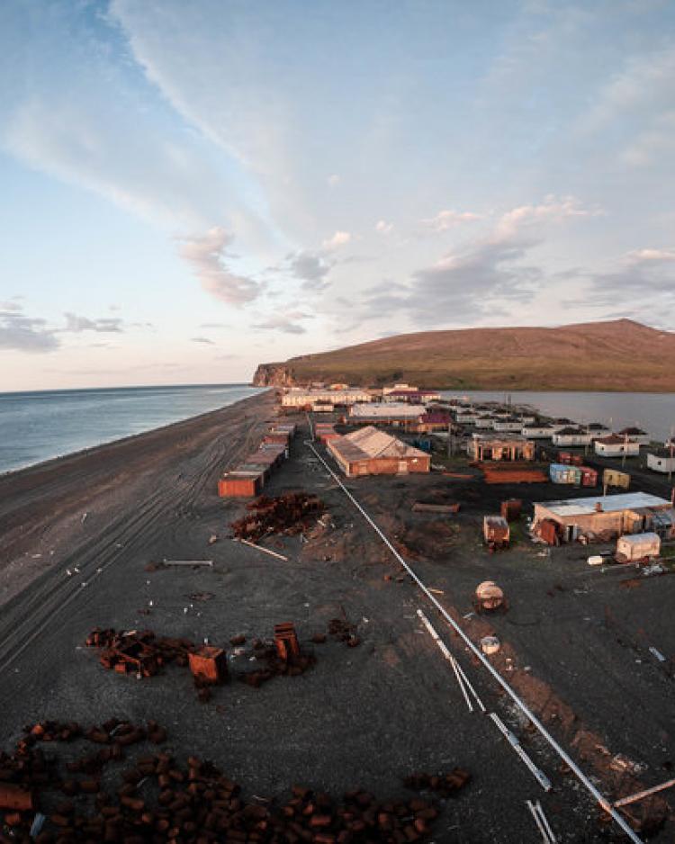 Uelen, Russia, easternmost settlement of Eurasia.