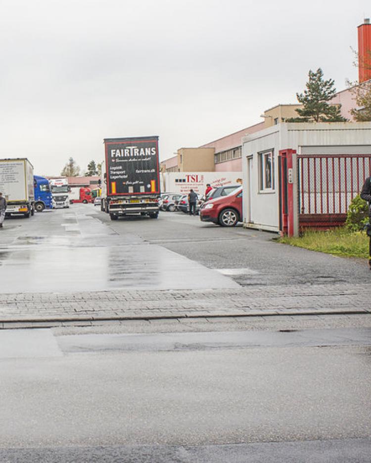 Distribution center of a German retail group at the time of hiring, outskirts of Frankfurt am Main.