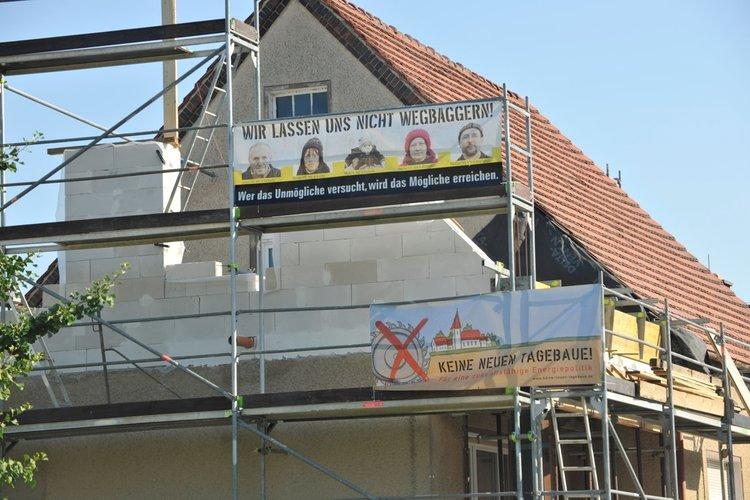 Katja Müller Public statement in Lusatia, Germany.